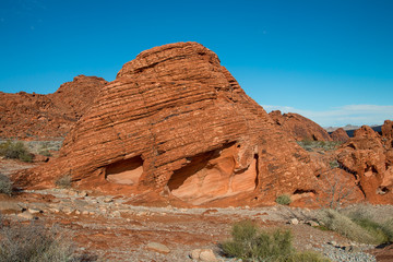 The Beehive - a rock formation in the Valley of Fire, Nevada