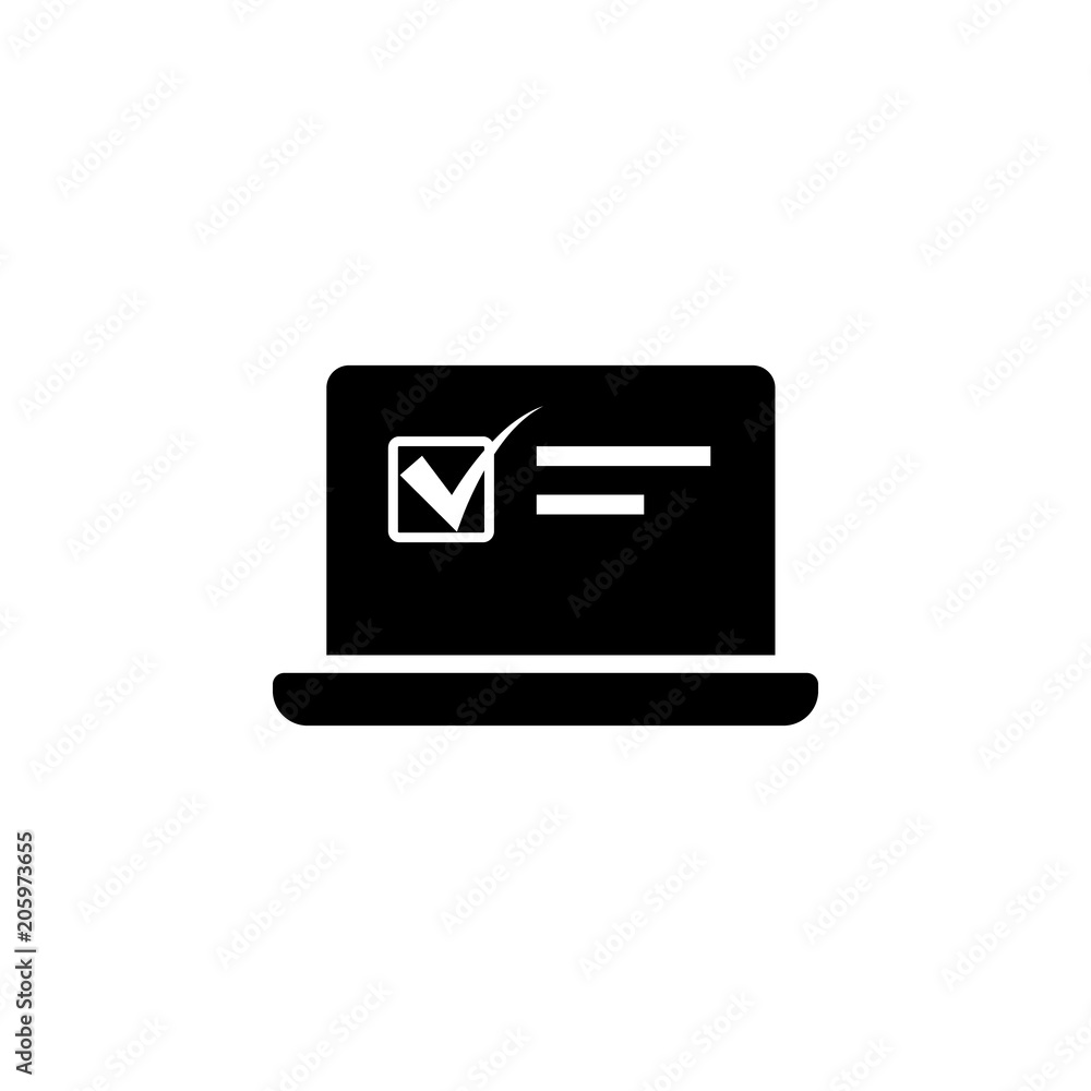 Poster accepted online application icon. element of web icon for mobile concept and web apps. isolated acce