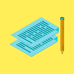 Documentation icon isolated on white background