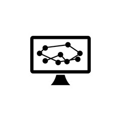 computer communication icon. Element of web icon for mobile concept and web apps. Isolated computer communication icon can be used for web and mobile