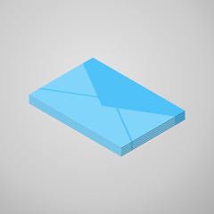 Letters icon isolated on white background