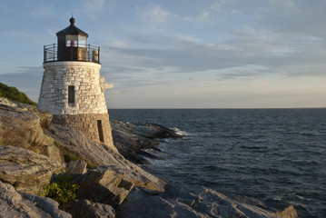 Castle Hill Lighthouse in Newport, Rhode Island