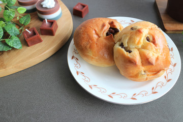パンとチョコレートキャンドル
