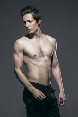 Fototapeta premium man with slender body