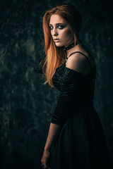 Fototapeta premium dark female portrait