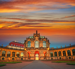 Fototapeta premium Dresden Zwinger in Saxony Germany