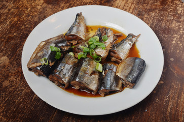 Braised fish in soy sauce  - A Popular Taiwan food   