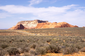 Righ rock formation in Arizona, USA