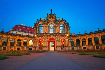Fototapeta na wymiar Dresden Zwinger in Saxony Germany