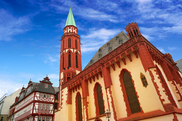 Frankfurt Alte Nikolaikirche church in Romerberg sq