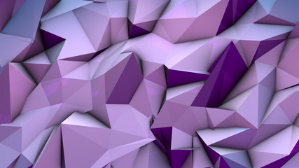 Purple Distorted wall 3d rendered motion background 