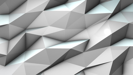 Modern 3d render background for title intro poly design