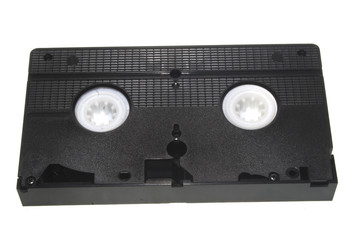 video cassette isolated on white background