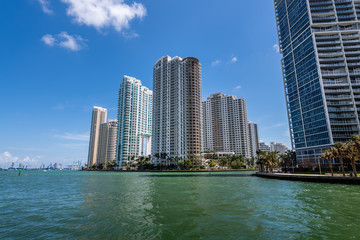 Fototapeta na wymiar Skyscrapers of Miami