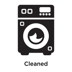 Cleaned icon isolated on white background