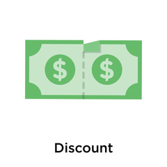 Discount icon isolated on white background