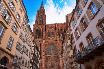 Notre Dame Cathedral in Strasbourg France