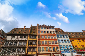 Fototapeta na wymiar Strasbourg city in Alsace France