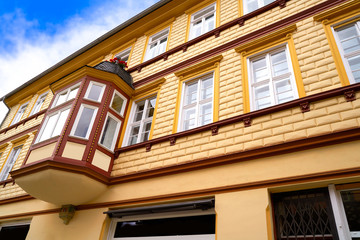 Wernigerode facades in Harz Germany Saxony
