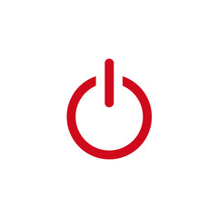 Button on off Icon Vector Template Design Illustration