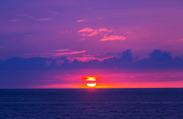 Fototapeta premium Sea sunset