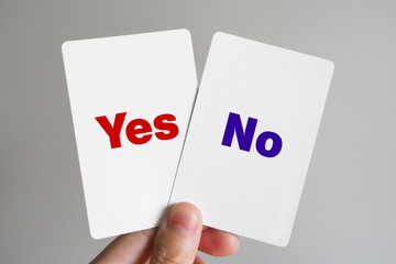 Yes/No二択のイメージ