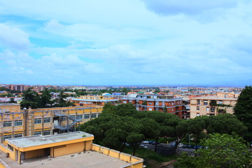 Obraz premium the city view in Rome, Italy