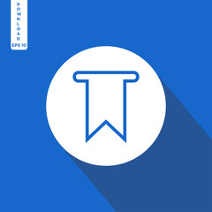 Bookmark vector icon