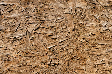 close-up view of brown recycled wood textured background