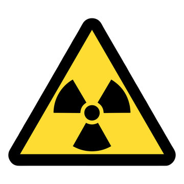 Standard Pictogam of Ionizing radiation Symbol, Warning sign of Globally Harmonized System (GHS)