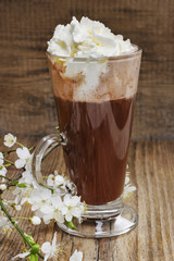 Irish coffee drink
