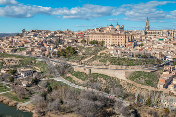 Fototapeta na wymiar The city of Toledo in Spain
