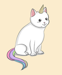 Caticorn - Unicorn Cat