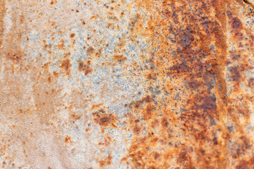 close-up view of old grey rusty texture