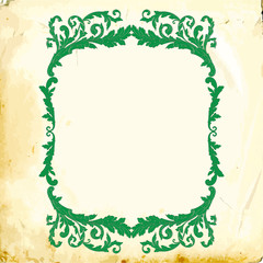 Vector baroque of vintage elements for design. 
