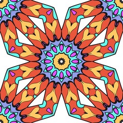 colored geometric vector pattern. Vector illustration. ideal for creative and decorative projects.