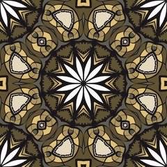 Art-deco fashion seamless pattern. vector illustration. For invitation wedding, valentine's, background, wallpaper