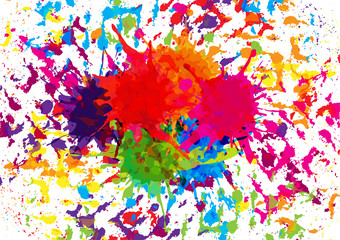 Fototapeta na wymiar abstract splatter watercolor background. illustration vector design