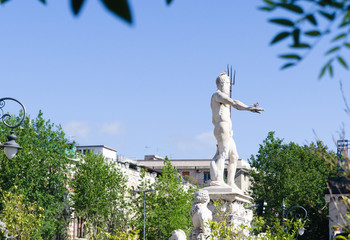 fountain of Neptune, Messina, Sicily, Italy © KnowBeingInTime