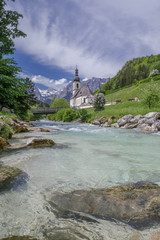 Parish Church Saint Sebastian Ramsau Germany, Bavaria