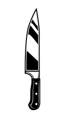 Vintage knife icon