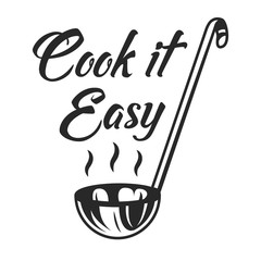 Vintage kitchen utensil logo