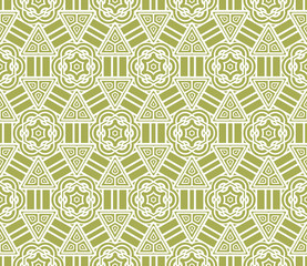 geometric seamless pattern. Vector illustration. For modern interior design, fashion textile print, wallpaper, decor panel