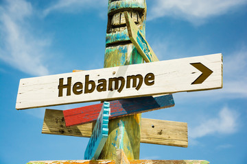 Schild 282 - Hebamme