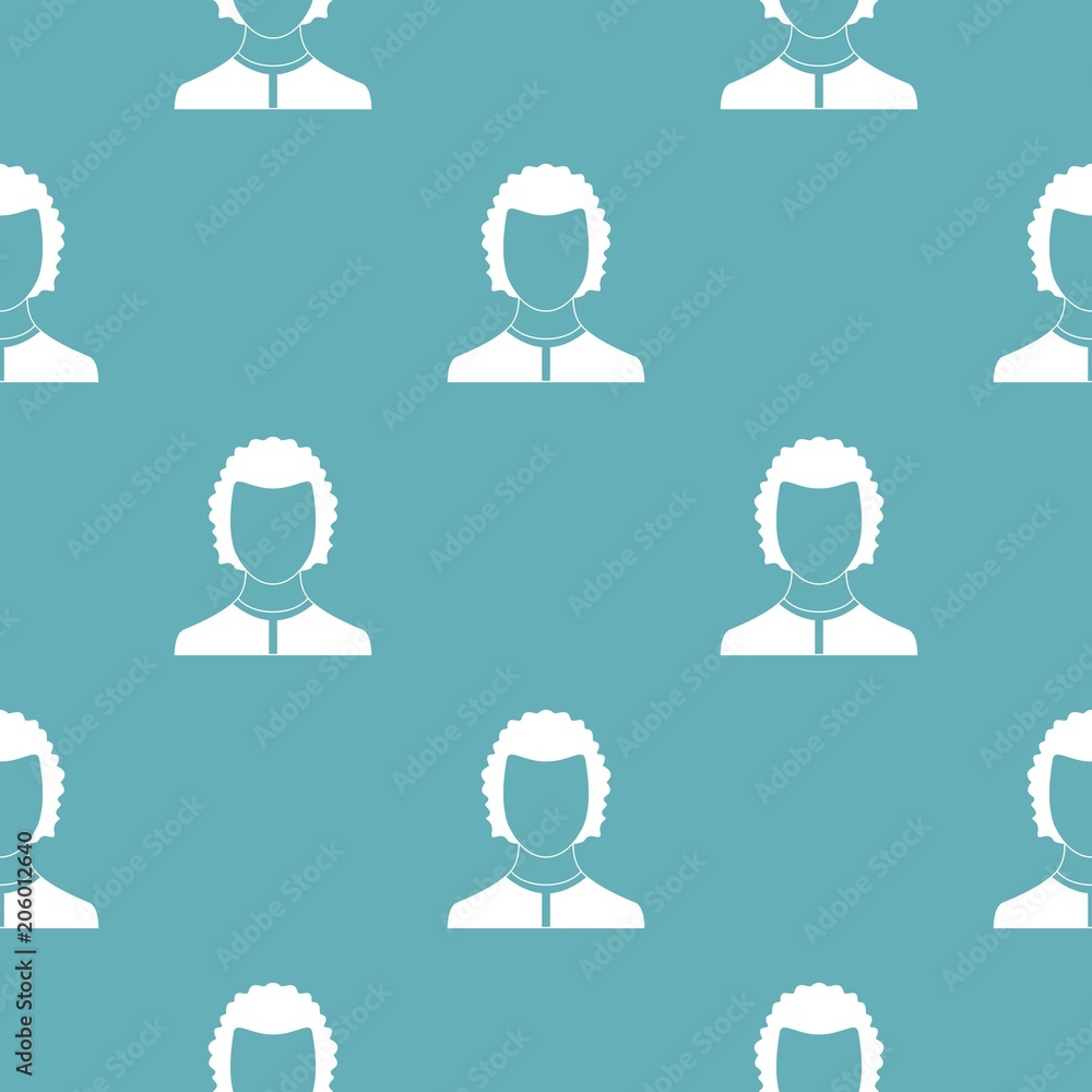 Poster man avatar pattern vector seamless repeating for any web design