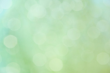 Fototapeta premium green color abstract background with blurred defocus bokeh light for template