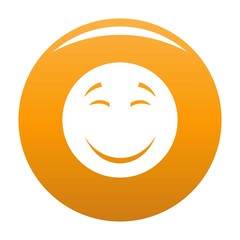 Smile icon. Vector simple illustration of smile icon isolated on white background