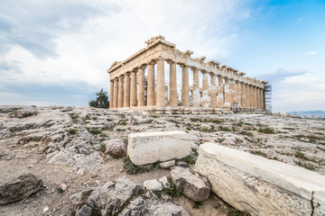 Obraz premium The Parthenon in Acropolis Athens Greece