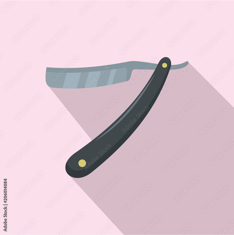 Aufkleber old type razor icon. flat illustration of old type razor vector icon for web design