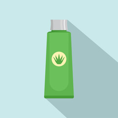 Aloe vera extract icon. Flat illustration of aloe vera extract vector icon for web design